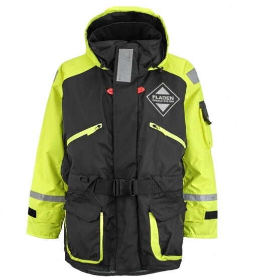Fladen Flytjacka 846XY Svart/gul