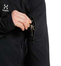 Haglöfs Wool Blend Hood Men True Black -sport-ijsvissen 6050592C5020r 5