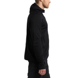 Haglöfs Wool Blend Hood Men True Black -sport-ijsvissen 6050592C5020r 9