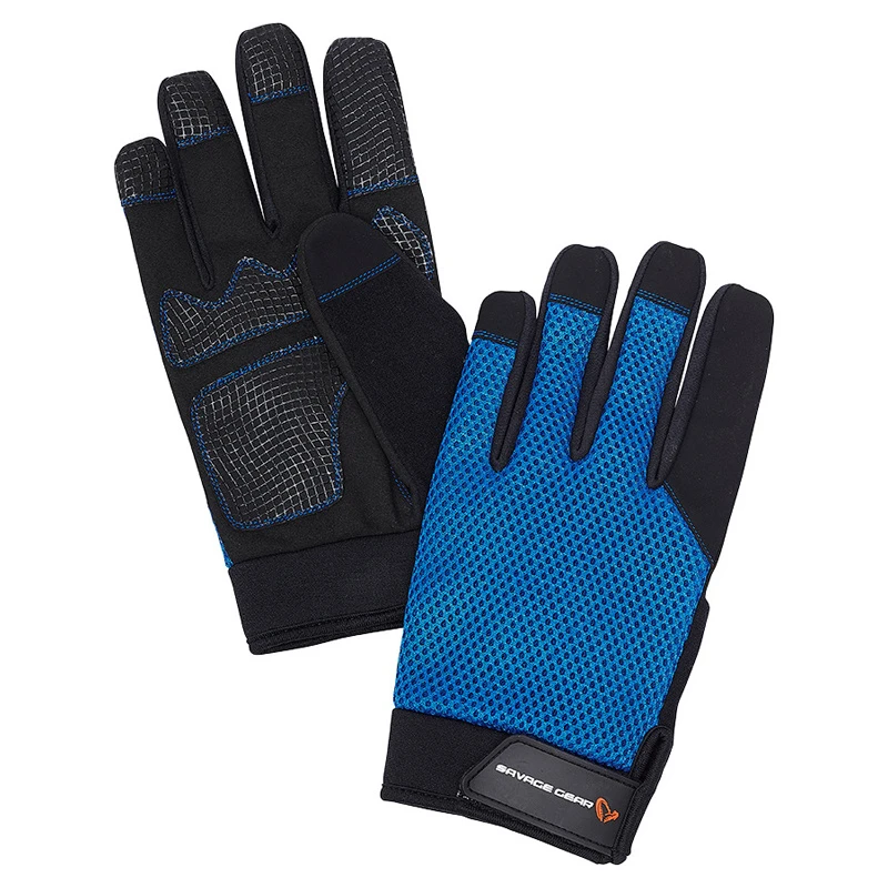Savage Gear Aqua Mesh Glove, Sea Blue 3 Savage Gear Aqua Mesh Glove, Sea Blue