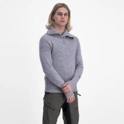 Ulvang Rav Sweater W/zip Grey Melange -sport-ijsvissen 77005 11200r 4