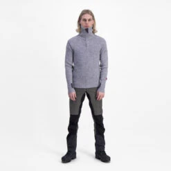 Ulvang Rav Sweater W/zip Grey Melange -sport-ijsvissen 77005 11200r 5