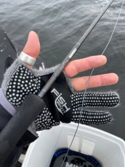 Fish Monkey Bauers Grandma Two Finger Wool Glove -sport-ijsvissen FM325 LXLr 3