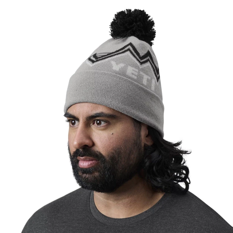 Yeti Freestyle Knitted Beanie Gray/Black 5 Yeti Freestyle Knitted Beanie Gray/Black - Afbeelding 3