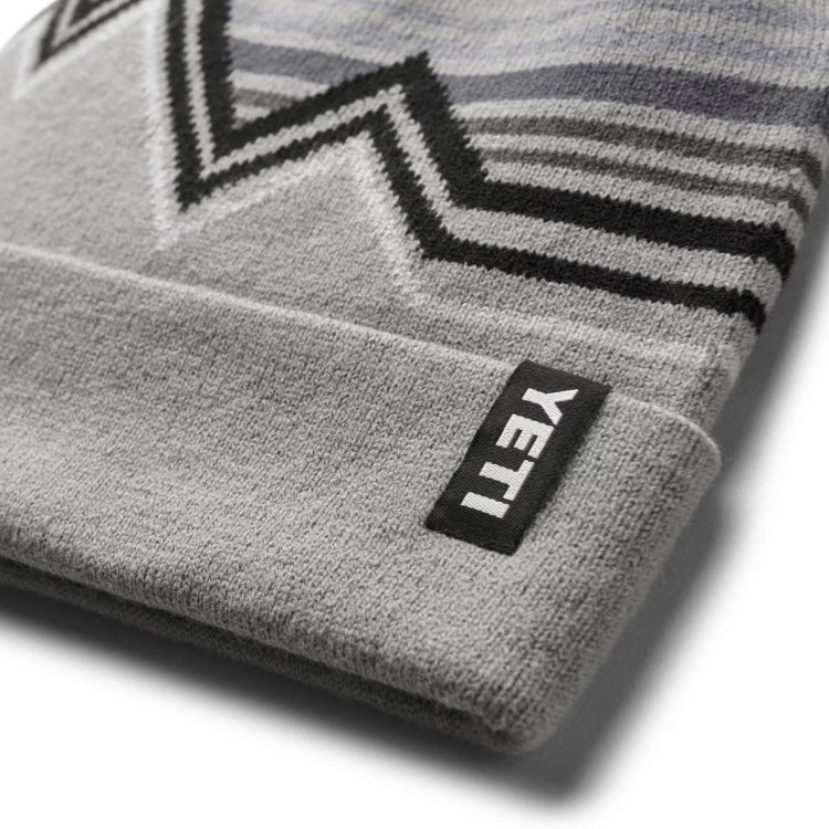 Yeti Freestyle Knitted Beanie Gray/Black 6 Yeti Freestyle Knitted Beanie Gray/Black - Afbeelding 4