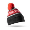 Söder Sportfiske Knitted Beanie Black/Red -sport-ijsvissen HW2012BLRSS 1